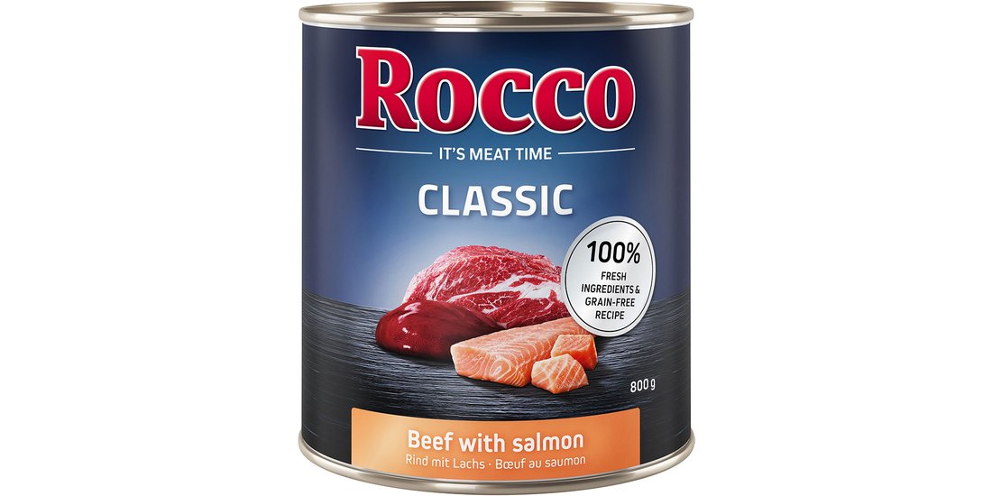 Rocco Classic 6 x 800 g Alimento umido per cani…