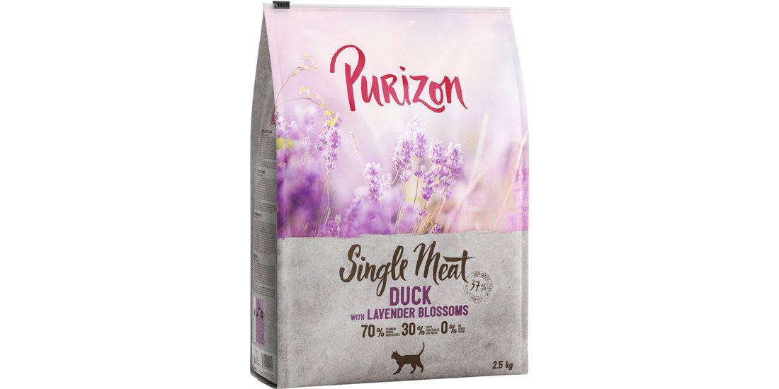 Purizon Single Meat Anatra con Fiori di lavanda…