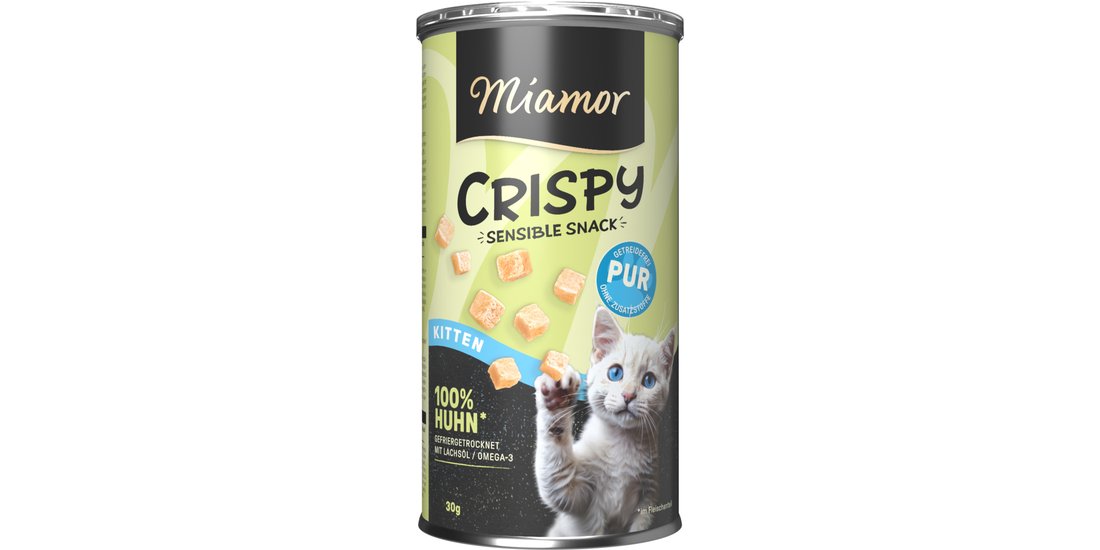 Miamor Crispy Sensible Kitten Snack 30 g – Pollo…