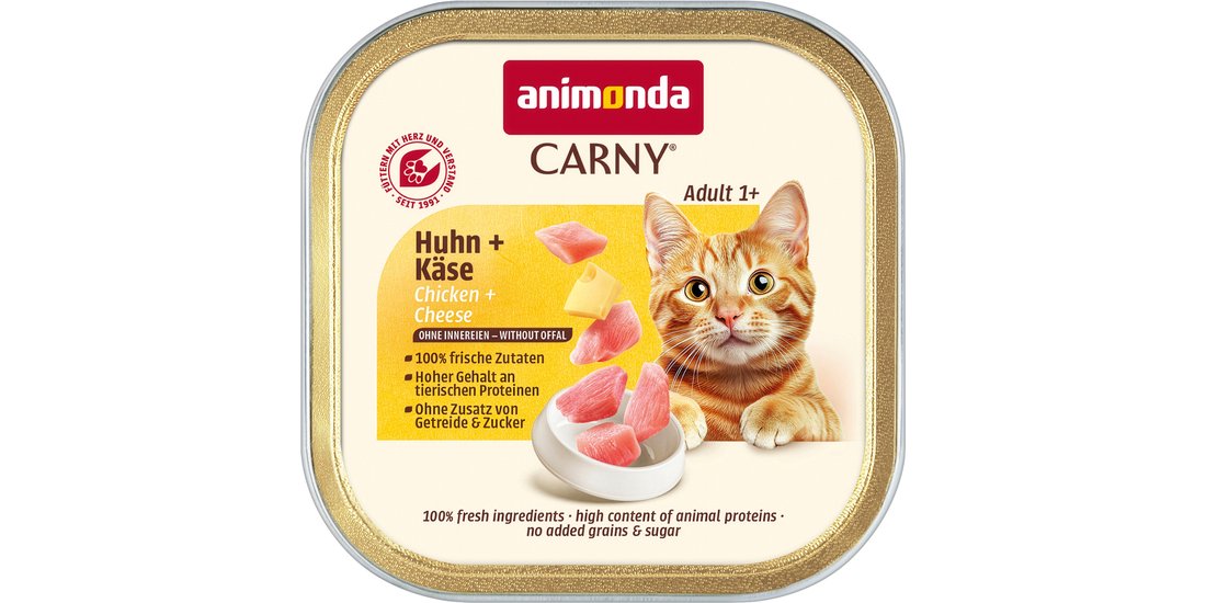 animonda Carny Adult 32 x 85 g – Pollo & Formaggio…