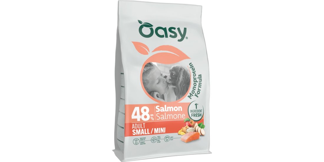 Oasy Adult Small/Mini Salmone – 6 kg