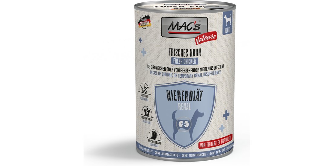 MAC’s Dog Vetcare Renal 24 x 400 g – Pollo