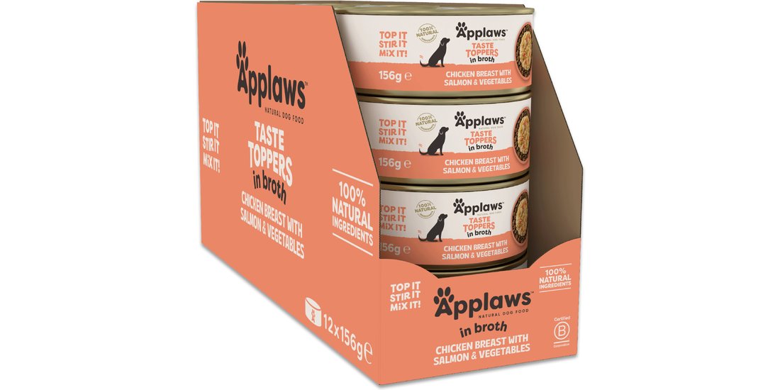 Applaws Taste Toppers Natural in Brodo 12 x 156…
