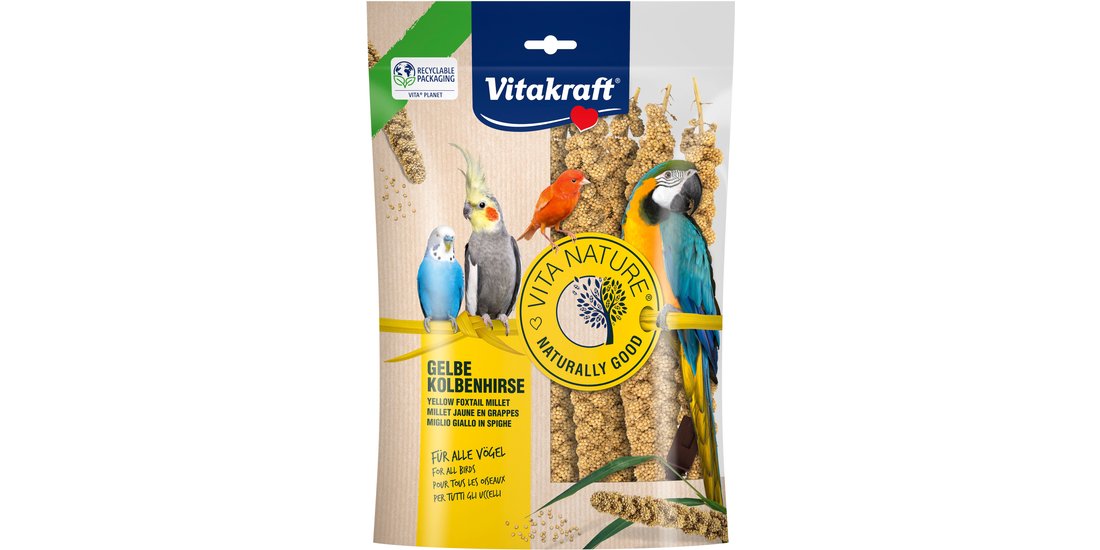 Vitakraft Vita Nature Spighe di panico giallo…
