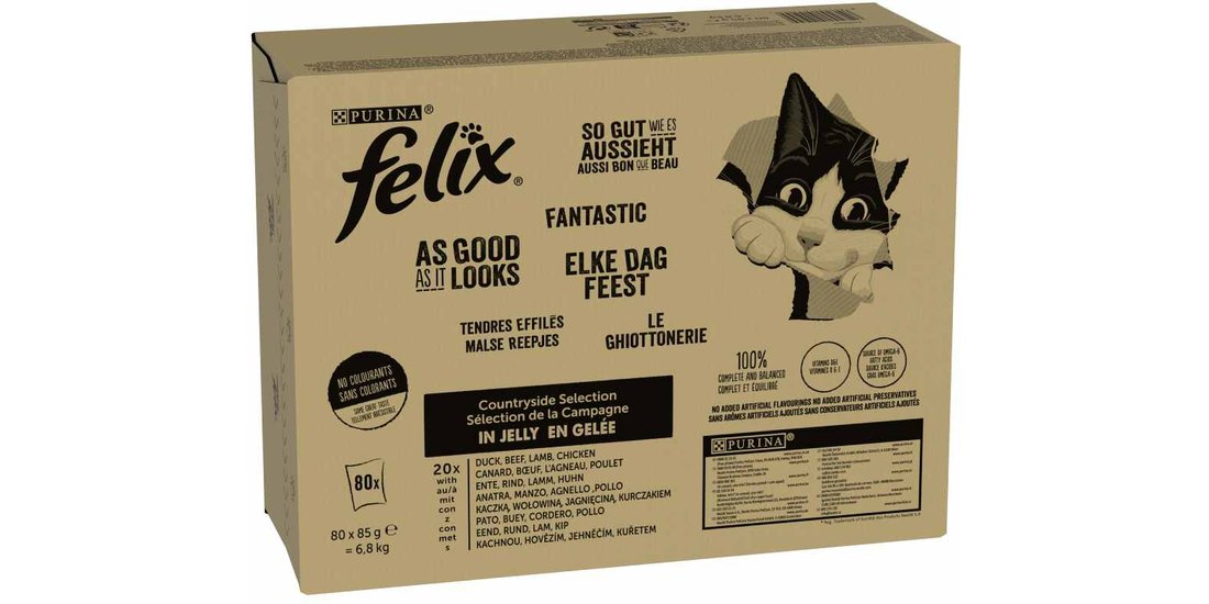 Felix Le Ghiottonerie in Gelatina 80 x 85 g umido…