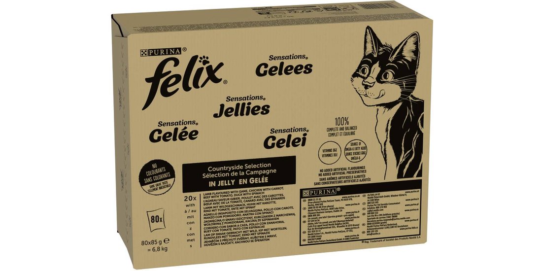 Felix Le Ghiottonerie in Gelatina 80 x 85 g umido…