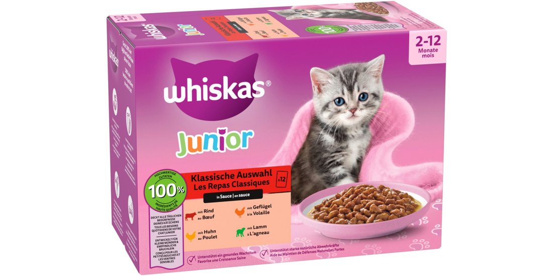 Whiskas Junior buste 12 x 85 g – Selezione Classica…