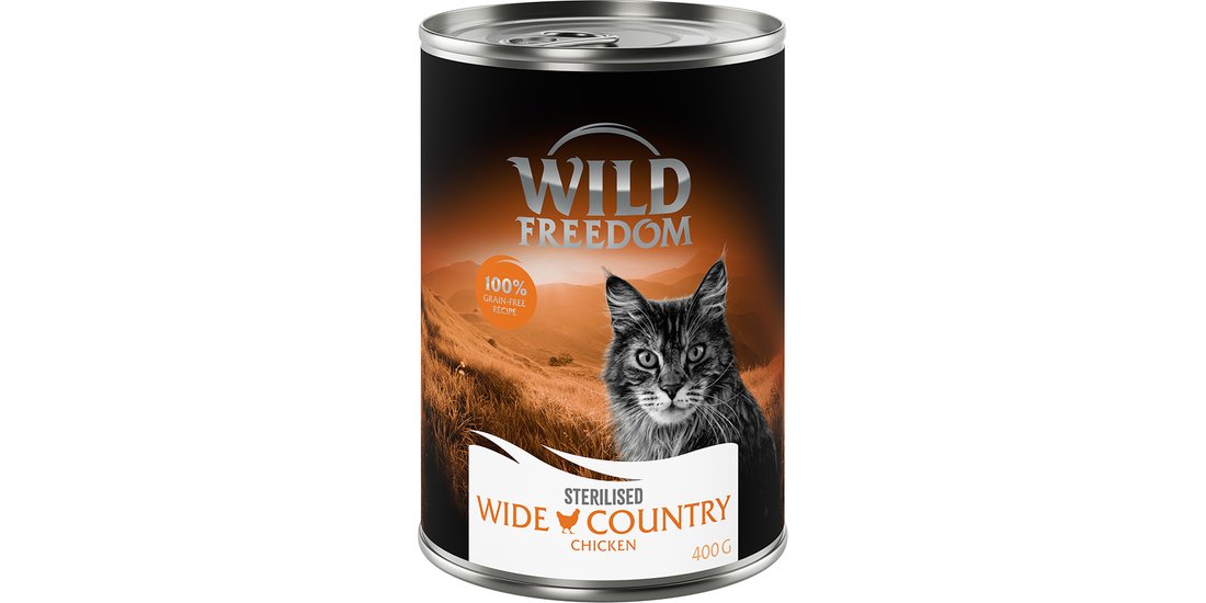 Wild Freedom Adult Sterilised 12 x 400 g – senza…