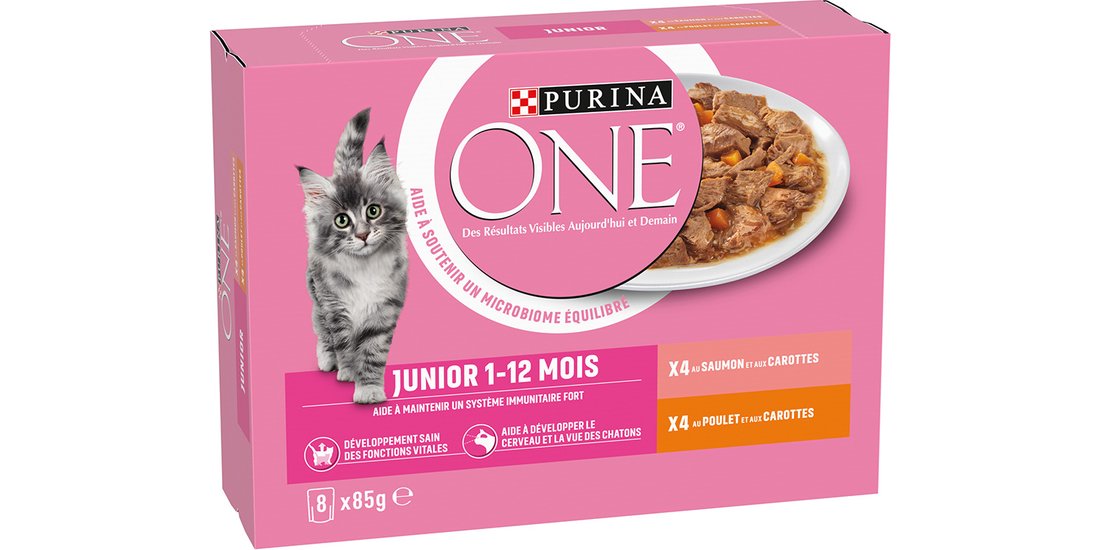 PURINA ONE Junior 8 x 85 g Umido per gatto – …