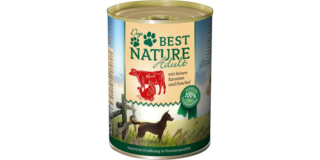 Best Nature Dog Adult 12 x 400 g – Tacchino manzo…