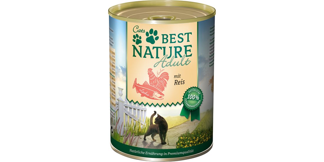 Best Nature Cat Adult 6 x 400 g Umido per gatto…