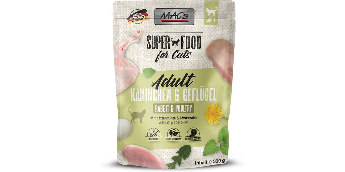 MAC´s Superfood Adult 24 x 300 g in buste Umido…