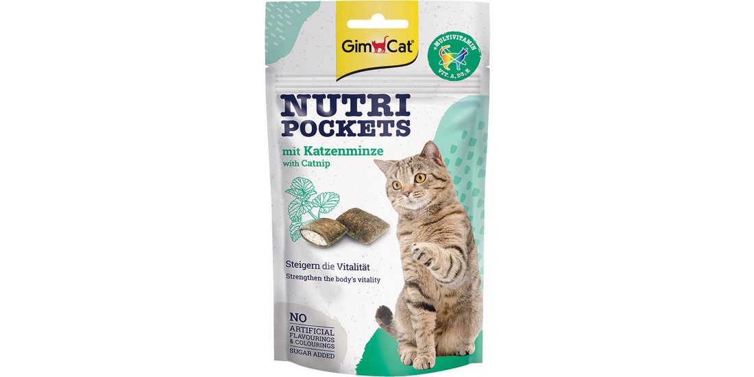 GimCat Nutri Pockets Erba gatta Snack per gatto…