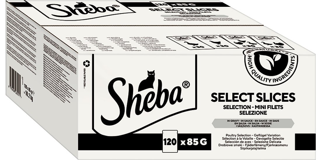 Sheba Variazioni Buste 120 x 85 g Umido per gatto…