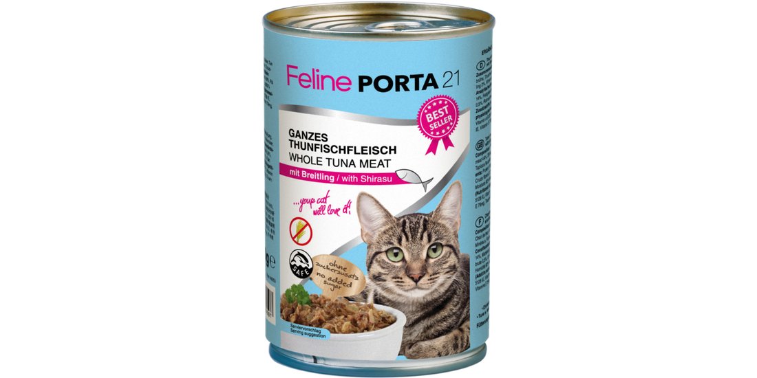 Feline Porta 21 12 x 400 g – Tonno con Sarde