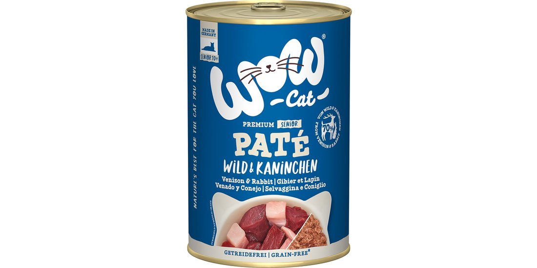 WOW Senior 6 x 400 g Umido per gatto – Selvaggina…
