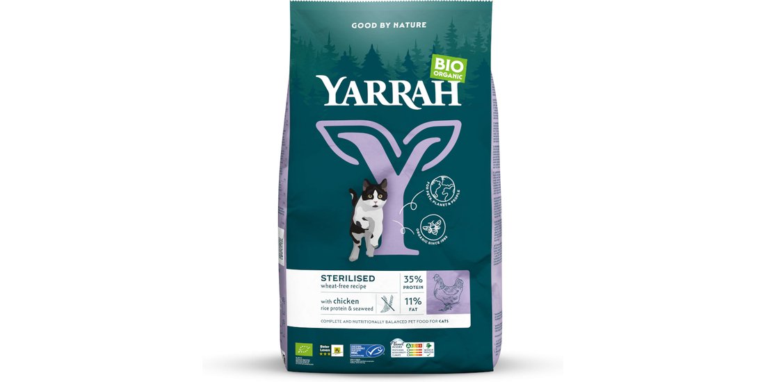 Yarrah Bio Sterilised Senza grano con Pollo Crocchette…