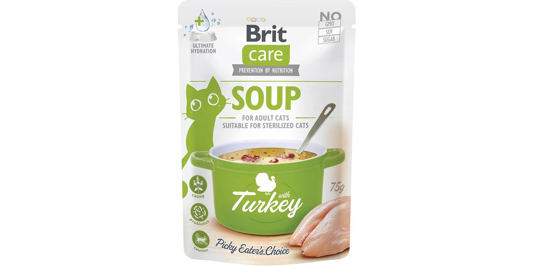 Brit Care Soup 15 x 75 g umido gatto – Tacchino…