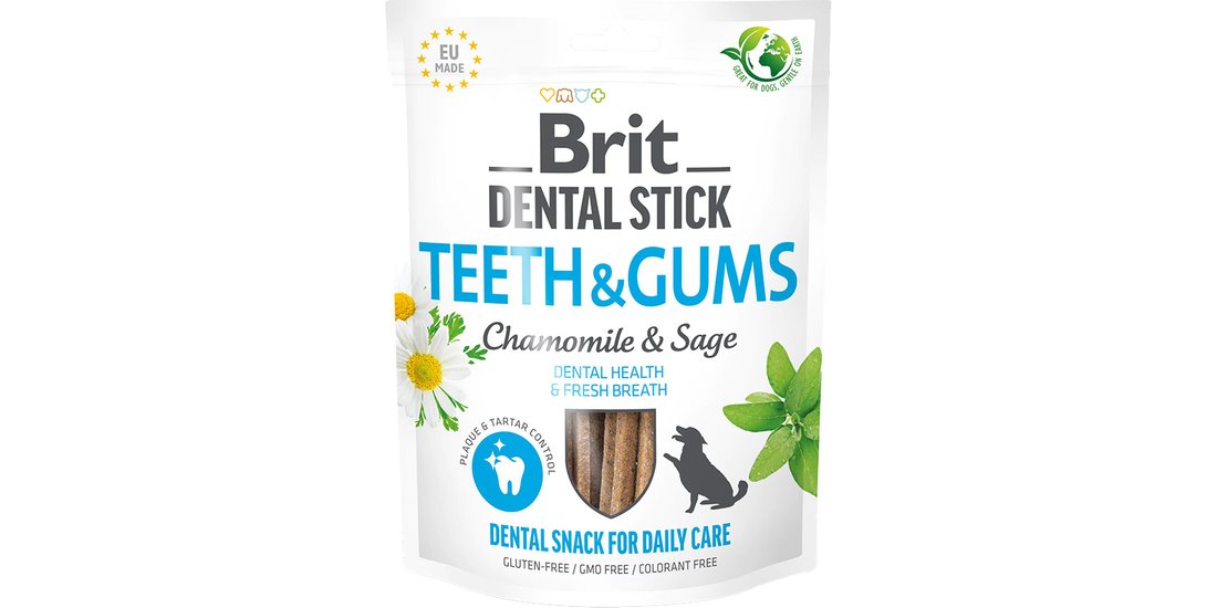 Brit Dental Stick Denti & Gengive con Camomilla…