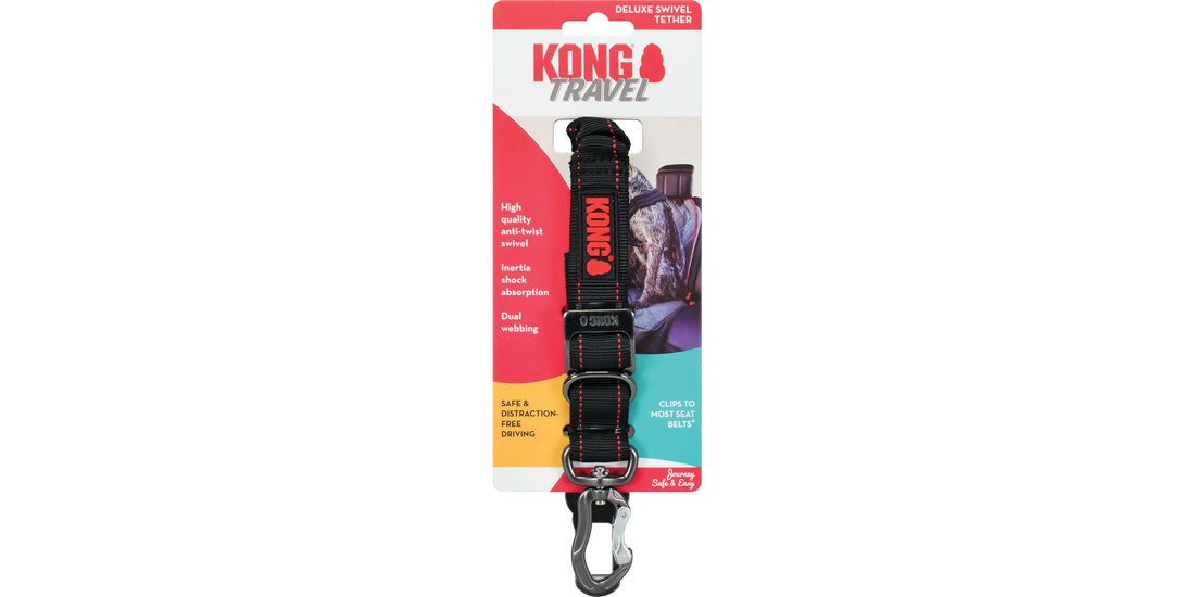 KONG Travel Deluxe Cintura di sicurezza flessibile…
