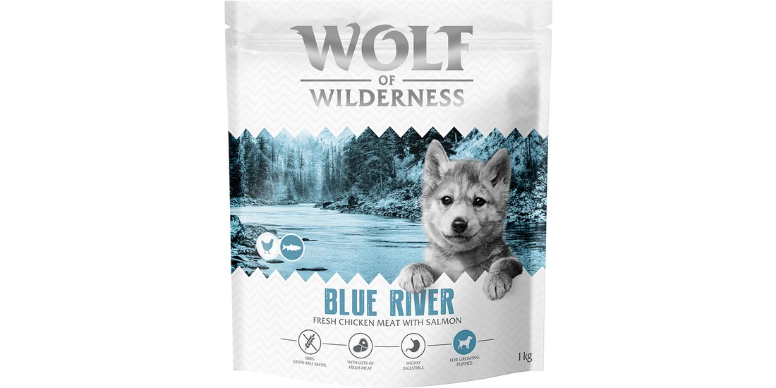 Wolf of Wilderness Junior “Blue River” – Salmone…