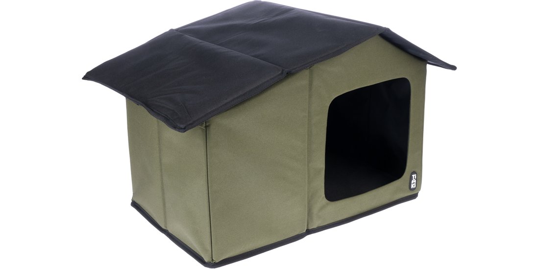 Casetta per gatti TIAKI Camo – L 58 x P 42 x …