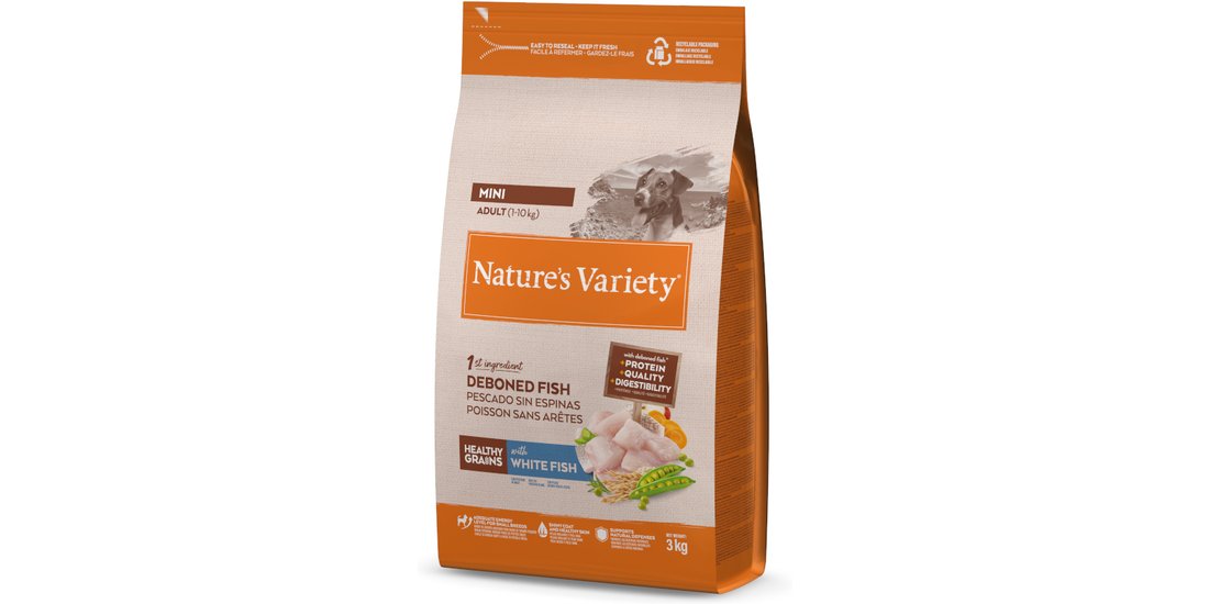Nature’s Variety Healthy Grains Mini Adult Pesce…