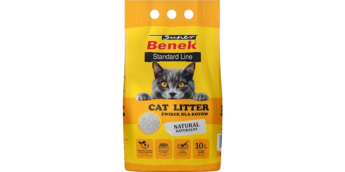 Lettiera Super Benek Natural – 10 L (ca. 8 kg…