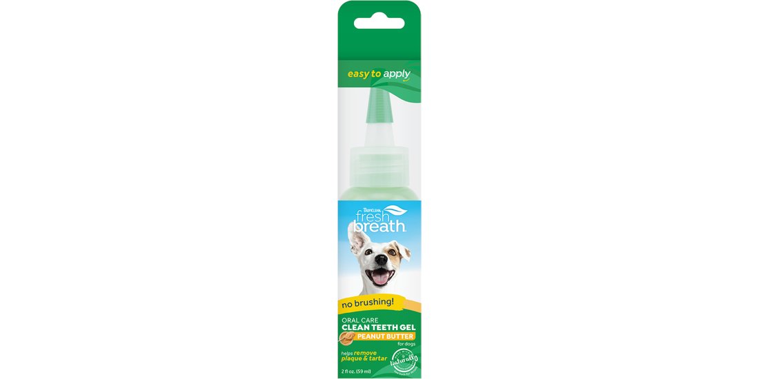 TropiClean Fresh Breath Burro di arachidi Gel…
