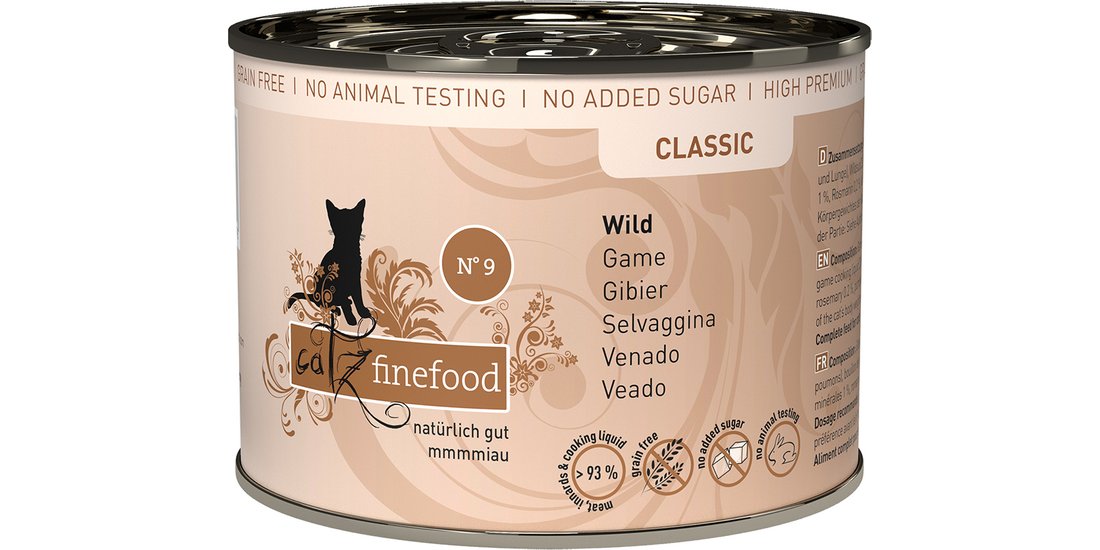 catz finefood 6 x 200 g – Selvaggina