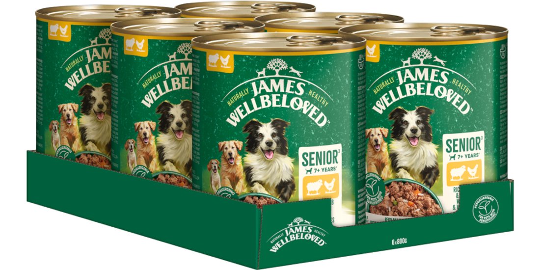 James Wellbeloved Senior Hypoallergenic Agnello…