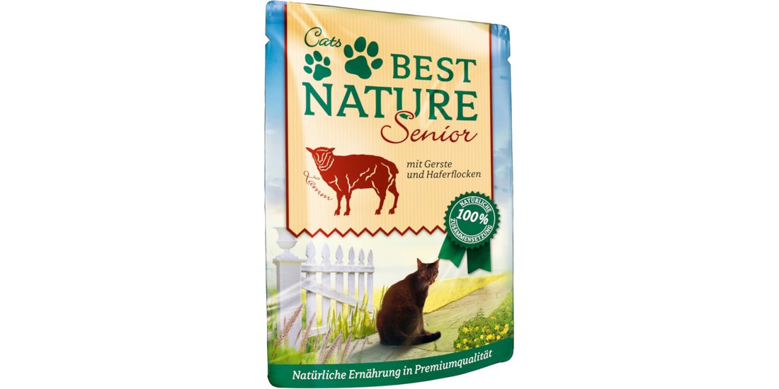 Best Nature Cat Senior 16 x 85 g Umido per gatti…