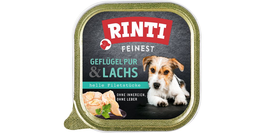 RINTI Feinest 22 x 150 g – Pollame & Salmone