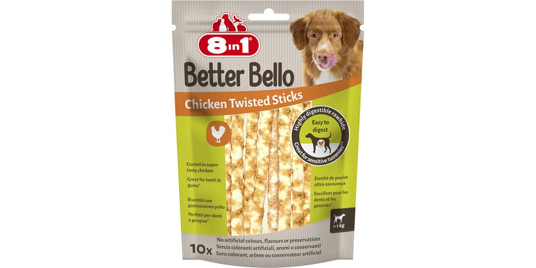 8in1 Better Bello Chicken Twisted Sticks Snack…