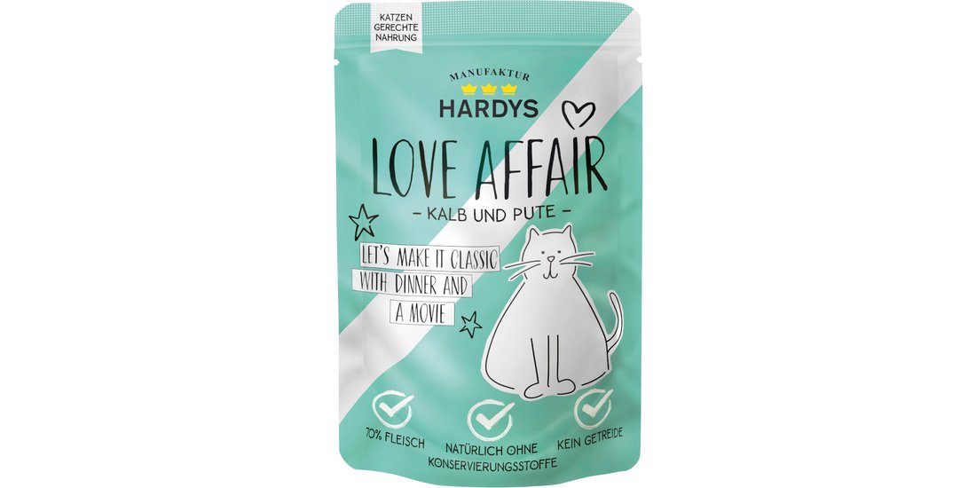 Hardys LOVE AFFAIR 24 x 100 g – Vitello & Tacchino…