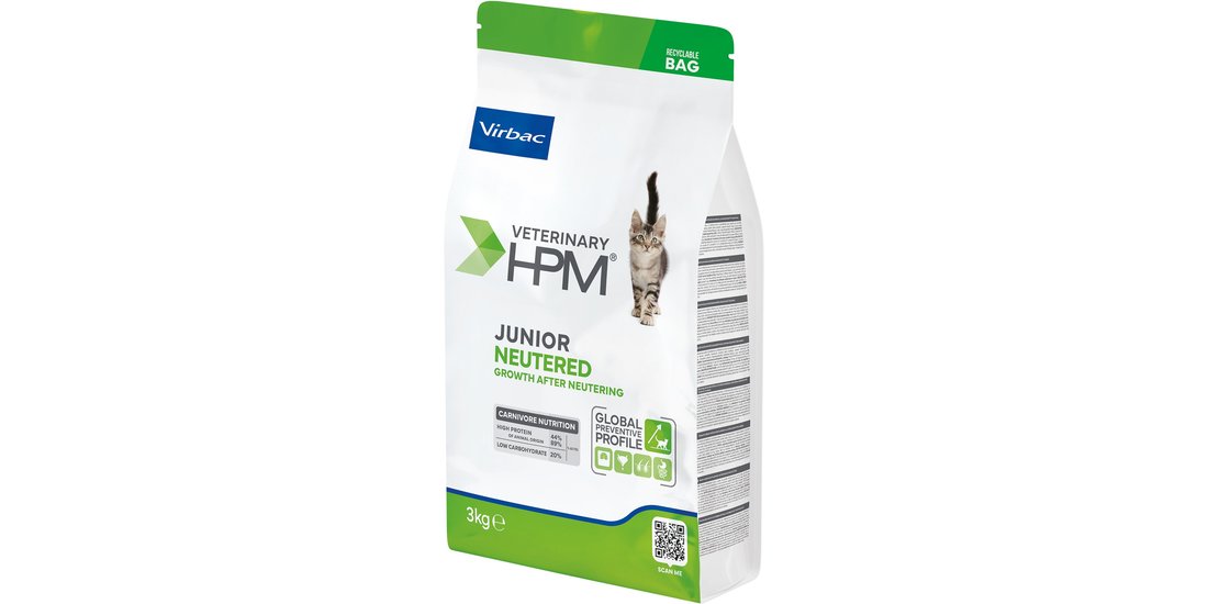 Virbac Veterinary HPM Junior Neutered Cat – Set…