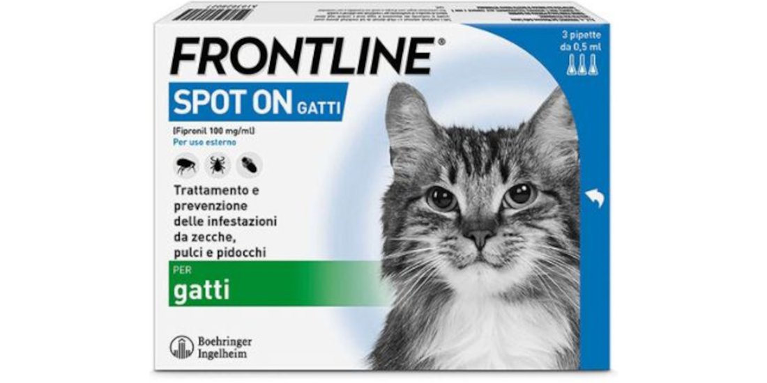 Frontline Spot on per gatti – 3 x 05 ml