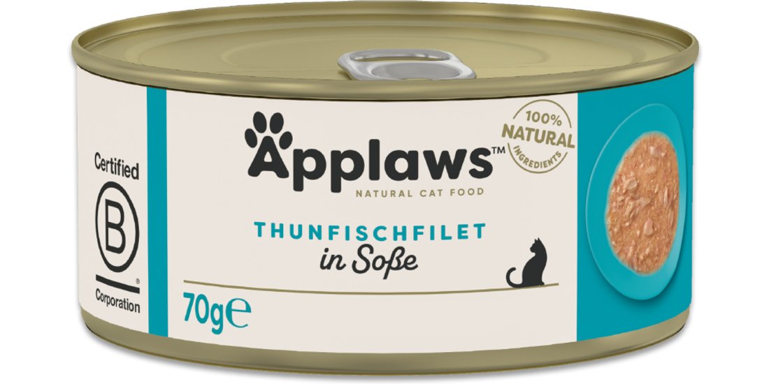 Applaws in salsa 24 x 70 g – Filetto di tonno