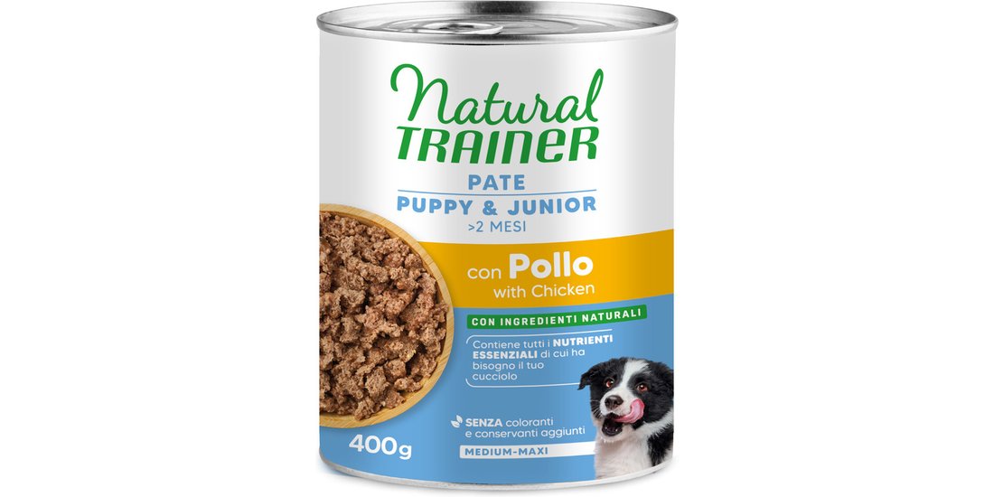 Natural Trainer Pate Puppy & Junior Medium/Maxi…