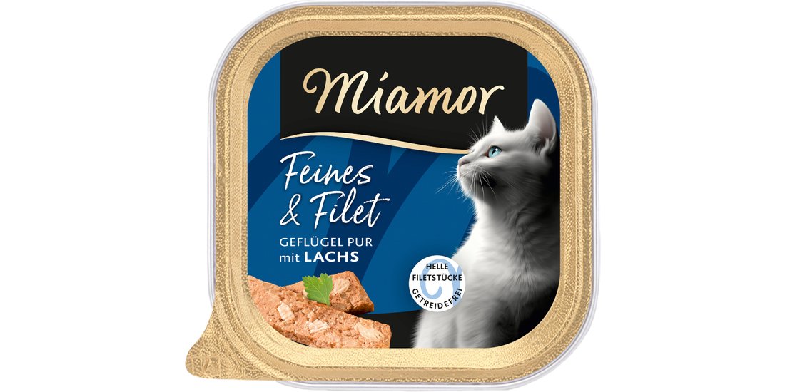 Miamor Feines & Filet 32 x 100 g – Pollame puro…