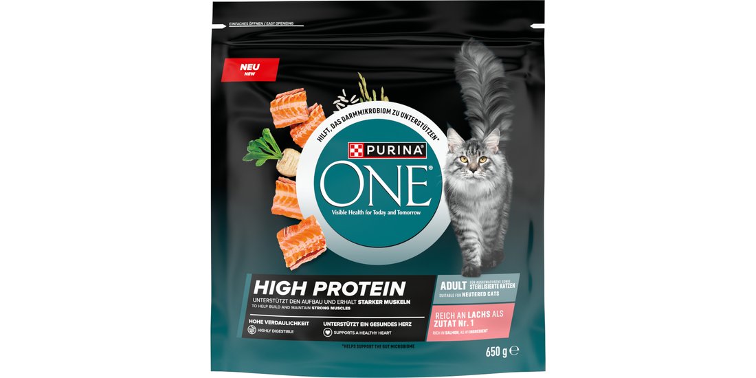 PURINA ONE High Protein Salmone – 650 g