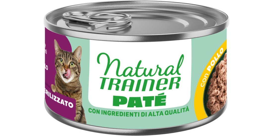 Natural Trainer Sterilised 18 x 85 g – Pollo