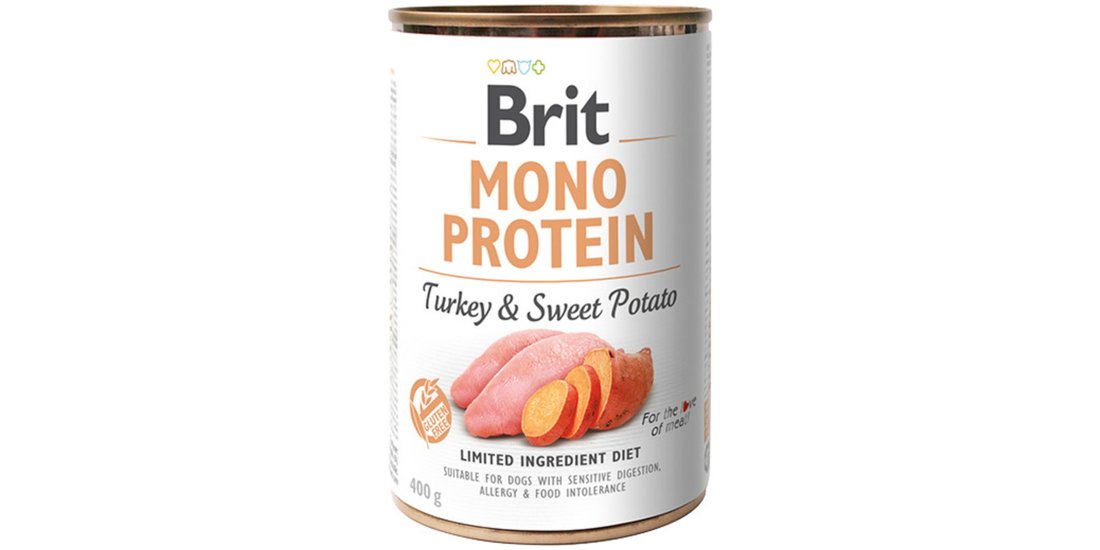 Brit Mono Protein 6 x 400 g – Tacchino con Patate…