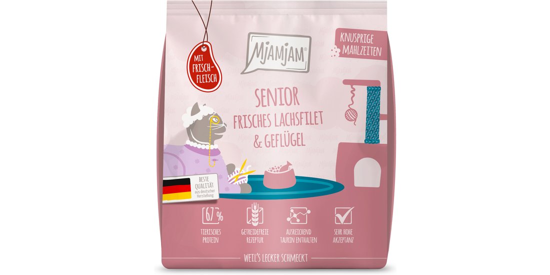MjAMjAM Croccanti Pasti Senior Salmone & Pollame…