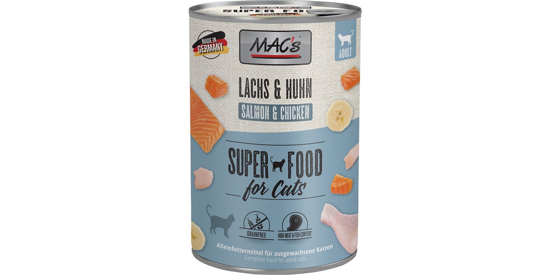 MAC’s Cat 6 x 400 g – Salmone & Pollo