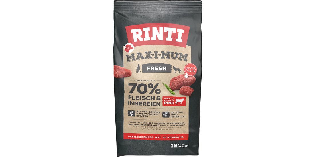 RINTI Max-i-mum Manzo Crocchette cane – 12 kg