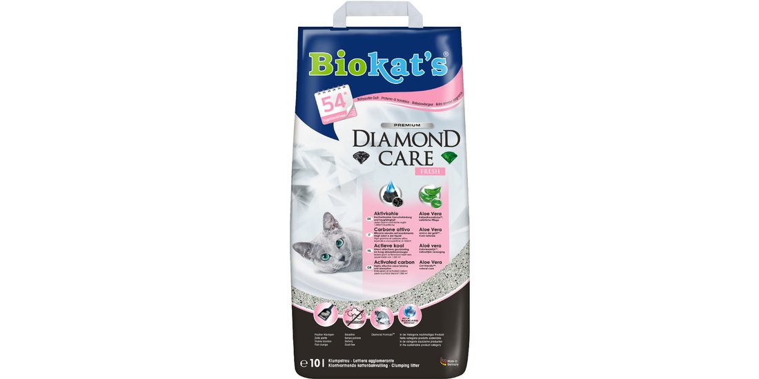 Set prova misto! 2 x 10 L Lettiera Biokat’s Diamond…