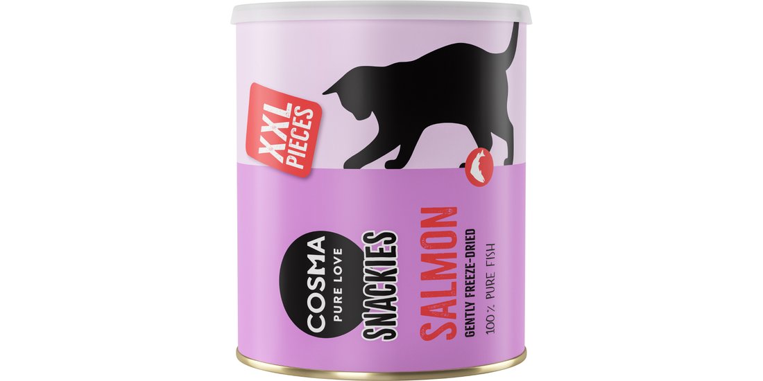 Cosma Snackies XXL Maxi Tube – Salmone – 150 …