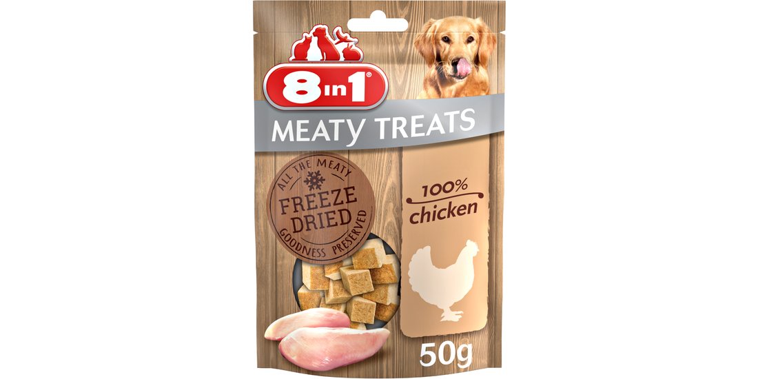 8in1 Meaty Treats – Set %: 2 x 50 g Petto di …