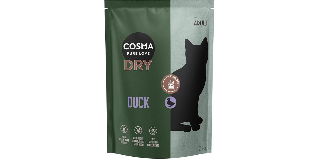 Cosma Extruded Anatra Crocchette gatto – Set %: …
